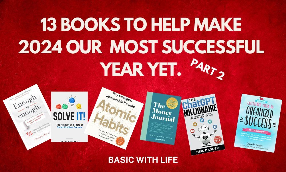 📚 13 Books To Help Make 2024 🤸Our  Most Successful Year Yet 🤸‍♀️ 📖 Part 2 

buff.ly/48ts45U

#Inspirationalbooks #successbooks #smartbooks #lifechangingbook #giftideas #readersclub #booklovers #bookweek #bookrecommendations