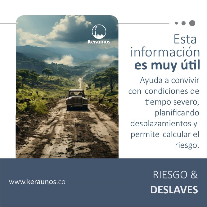 KeraunosLATAM's tweet photo. La interacción entre amenaza, vulnerabilidad y exposición determina la probabilidad de un deslave y su potencial impacto en términos de pérdidas humanas y materiales. 
#Gestiondelriesgo #prevencion #conocimiento #deslaves #ciencia #meteorología https://t.co/xAMDCJYIi1