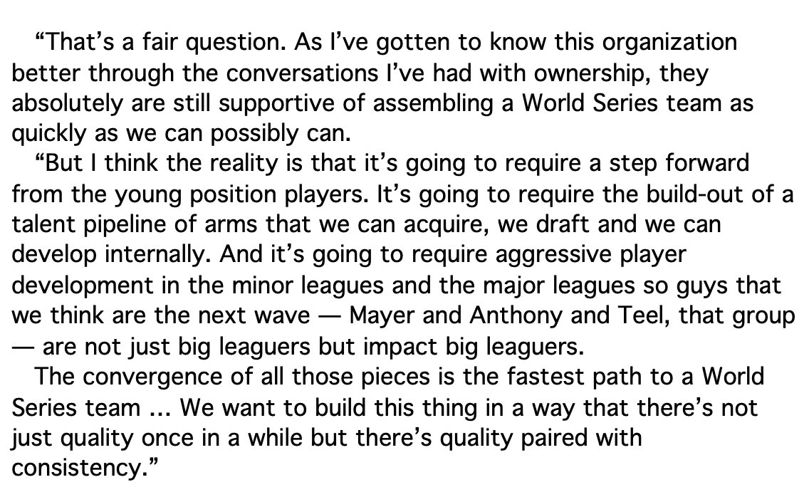 Bastards_Boston's tweet image. Observations:

1.  Today is a very dark day for Red Sox fans.

2.  Ownership/Breslow ahead of their cowardly decision to skip winter weekend, essentially confess that this was in fact a long-term rebuild.

3.  Despite never really advancing the Red Sox pitching program in the…