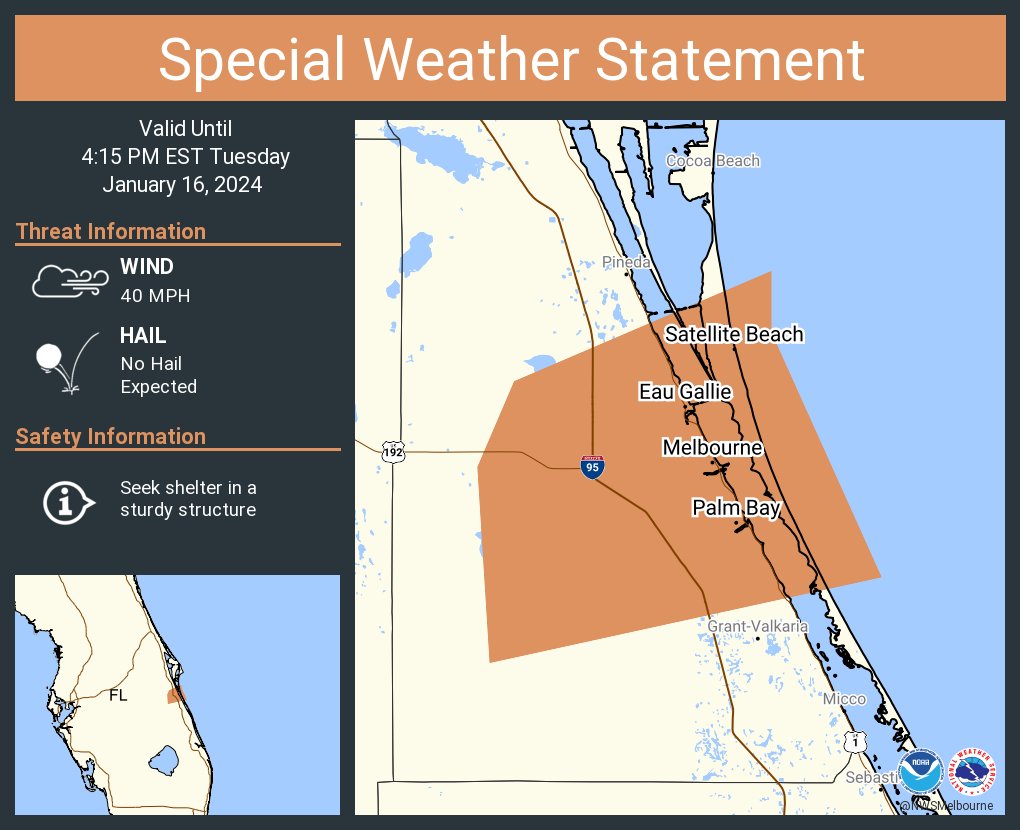 Palm Bay Weather Palm bay weather doppler