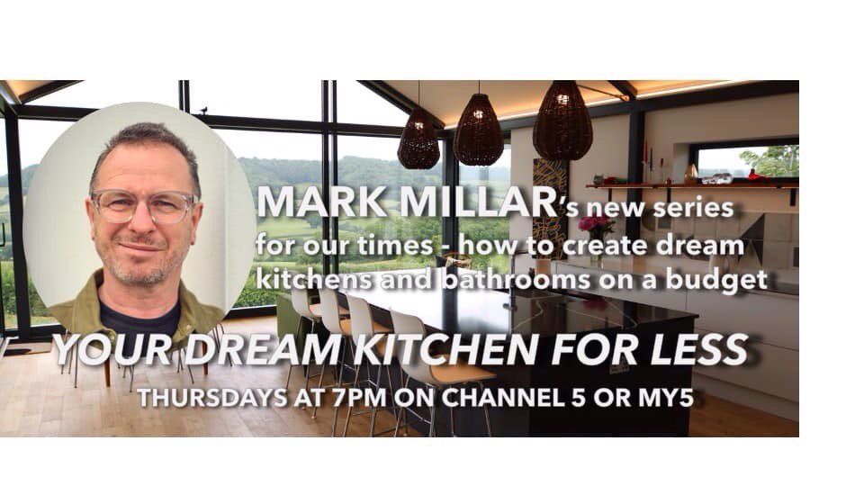 On this week’s episode of #YourDreamKitchenforLess Can a bungalow be transformed into a designer home with a huge kitchen-cum-diner for £20k &amp; a bathroom be completed to finish a sympathetic renovation of a Victorian period property, with just £8k.

📺 <a href="/channel5_tv/">Channel 5</a> Thurs 7pm.