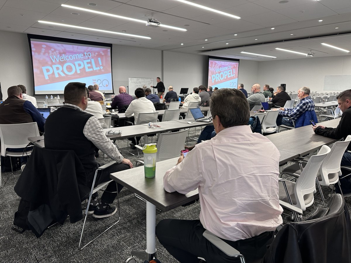 PROPEL Sales Training has been off to a great start! We are happy to have you all at The 20 HQ✨

#The20strong
