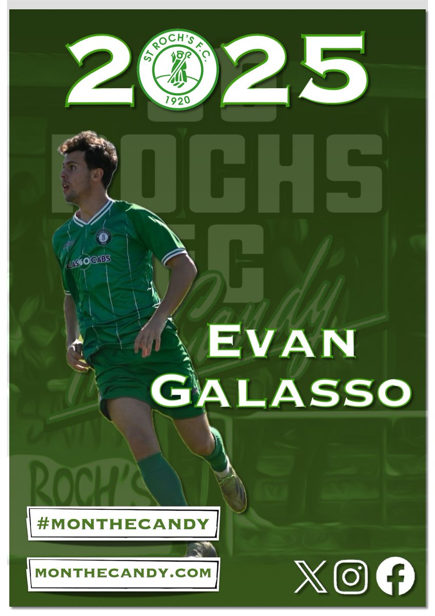 StRochsJuniors's tweet photo. Team news for next season 🍭

Over the next few days we’ll be announcing players who have extended their deals and staying with the Candy 

First up, it’s the Captain, Kieran Daw along with Steffan Graham and Evan Galasso who will be with the Club next season 

#MonTheCandy https://t.co/3q6OrRRLV7