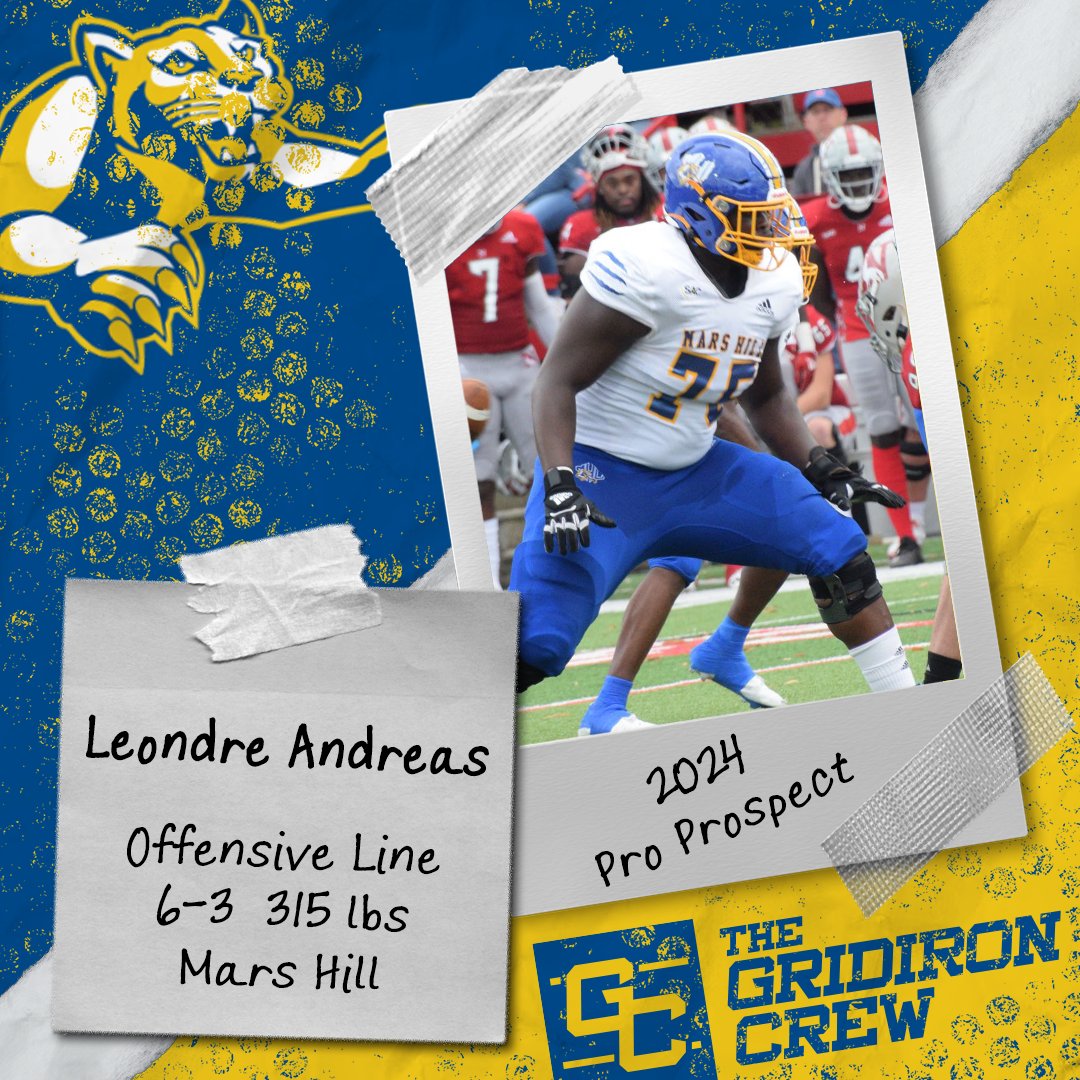 ⚠️ Attention Pro Scouts, Coaches, and GMs ⚠️

You need to look at 2024 Pro Prospect, Leondre Andreas <a href="/landreas919/">Leondre A.🇻🇮</a>, an OL from <a href="/MarsHill_FB/">MHU Football</a>

👀 See our Interview: thegridironcrew.com/leondre-andrea…

#2024ProProspect #DraftTwitter #NFLDraft #NFL #CFLDraft #CFL #ProFootball 🏈