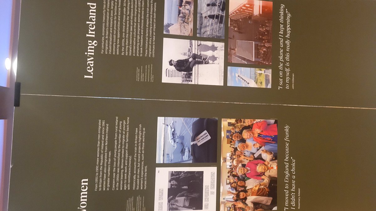 2/2
Very much enjoyed the oral history. 
Well done to the @irishinbritain for taking on the project. If you get the chance to see it , its well worth it!
#Irishdiaspora
@IrelandEmbGB 
@JimmyDeenihanTD