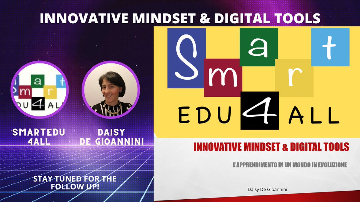 daisydegio's tweet photo. I'm delighted to be working with Smartedu4all Erasmus to help teachers develop their innovative mindset using digital tools in their everyday teaching practice. https://t.co/mgGqh2I0nk