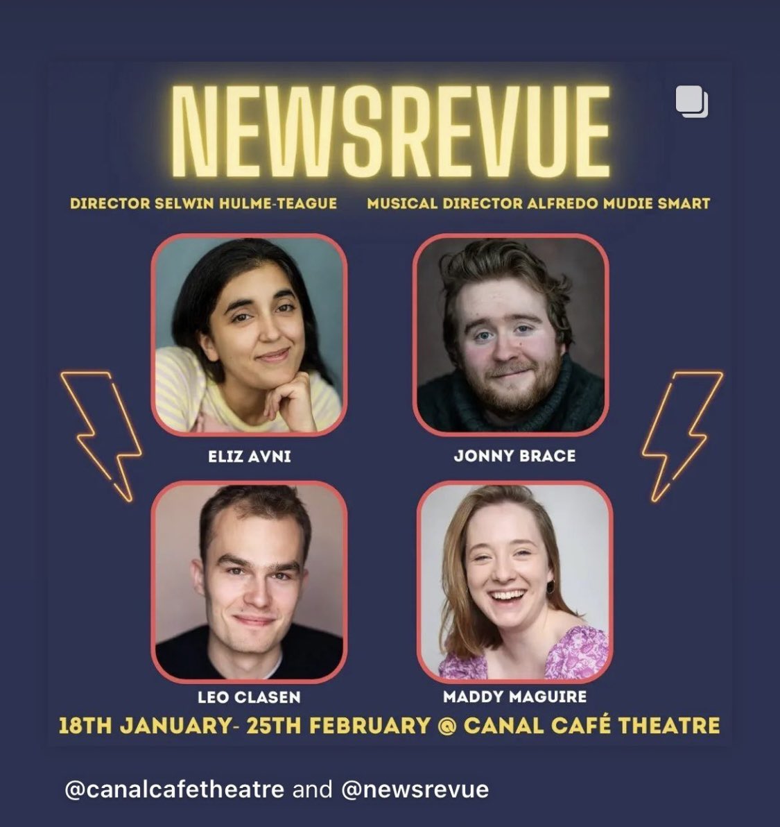 London friends… if you fancy a top satirical night out, I suggest this (not least as a proud, biased parent of <a href="/maddy_mm_/">maddy maguire</a> 🤣) 👇

Tickets: canalcafetheatre.com/our-shows/news…