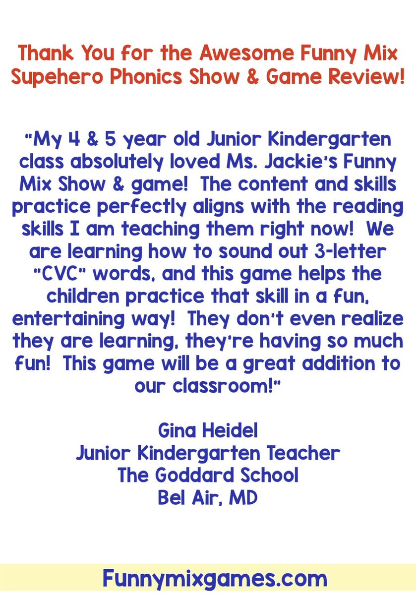 funnymixgames's tweet image. I’m so Happy to be having Funny Mix Superhero Phonics shows at schools again!  The kids always touch my heart and this time the teacher did too!😀❤️ 

#preschool #kindergarten #1stgrade #firstgrade
