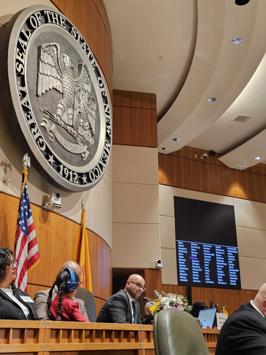 NMHouseDems's tweet photo. The #NMLeg called to order the 2nd session of its 56th Legislature today at Noon. Thank you to all our honored guests, friends, family, &amp; members of the public who joined us or tuned in to celebrate this exciting day &amp; kick off the 30-day session. ⅓ https://t.co/netpVUS5Fo