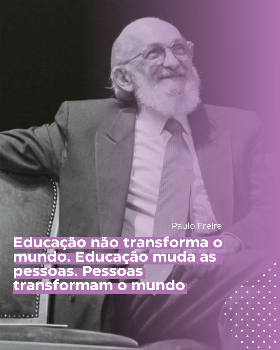 gilmarpereirapa's tweet photo. Oi, meus queridos e queridas! 
Compartilho com vocês um pensamento de Paulo Freire, que tanto me inspira (e inspira tantos outros colegas de profissão), uma reflexão tão necessária aos nossos dias! 

#PauloFreire #Educação #ProfessorGilmar #GilmarPereira #UFPA https://t.co/9oAtJ6b0Ni