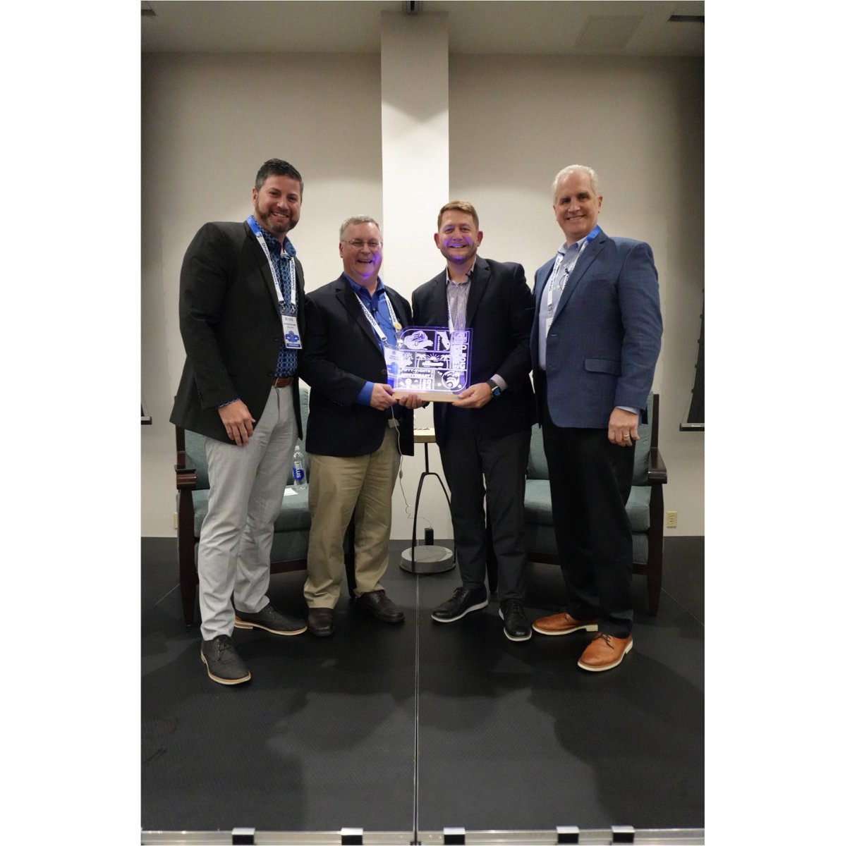 TOTE_Maritime's tweet photo. #TOTEPR was honored to join Aqua Gulf for a fireside chat at #AGHomecoming24. Leadership from both companies discussed our partnership's impact, the supply chain's evolution, and how TOTE’s technology investments drive a better experience for our partners and customers. https://t.co/wxsF7EZ1xj