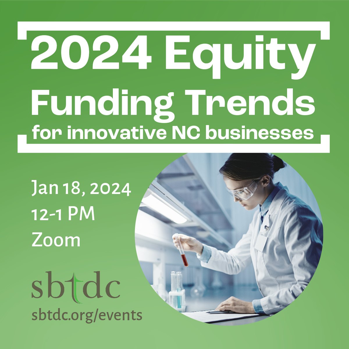 CabarrusCenter's tweet photo. Do you have an innovation-based NC business? Are you interested in equity funding? Join @NCSBTDC's Equity Funding Specialist, Kevin Nicusanti, on Jan. 18 for an insightful look into the equity funding landscape for small innovation-based businesses in NC: https://t.co/wxf3fnWzWP https://t.co/MFzuRgudVk