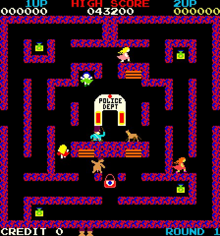 anarkadeck's tweet photo. Lover boy Arcade.  Un juego de laberentios para adultos. Hoy en dia seria un juego tabu debido a su temática que consiste en perseguir a las señoritas y bueno tirarselas evitando a la policia. Increible que saliese en el año 1983. Puedes probarlo en mame o fbeno. https://t.co/rn01HWPkSC