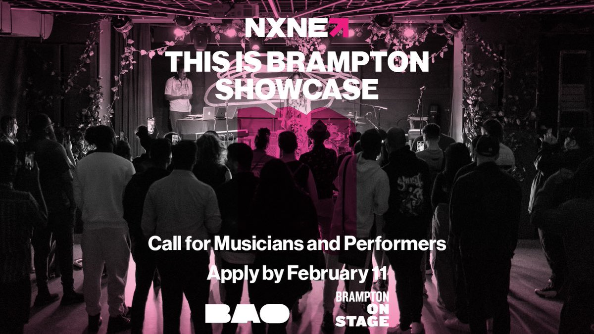 Calling all rising stars from #Brampton. 🌟 @BAOBrampton and @BramptonOnStage are gearing up for the North by Northeast (NXNE) Music Festival this summer. @NXNE focuses on promoting emerging musicians and connecting audiences with new acts they need to hear. For one evening