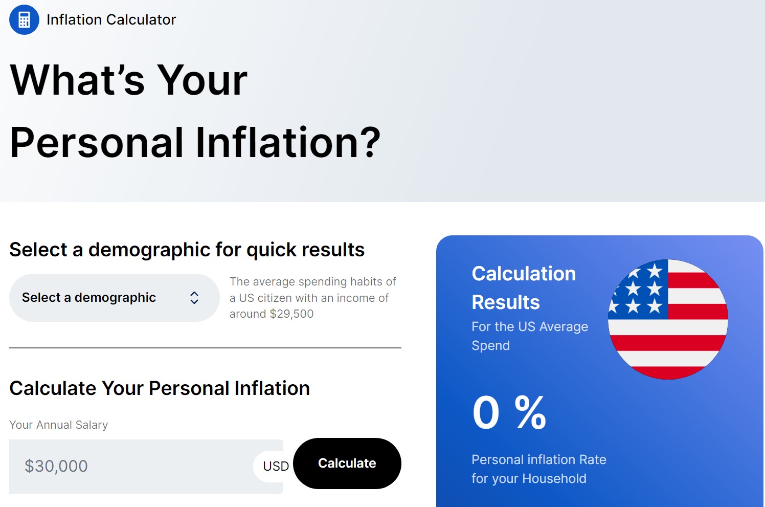 Inflation Calculator Inflation Calculator | Find US Dollar's Value