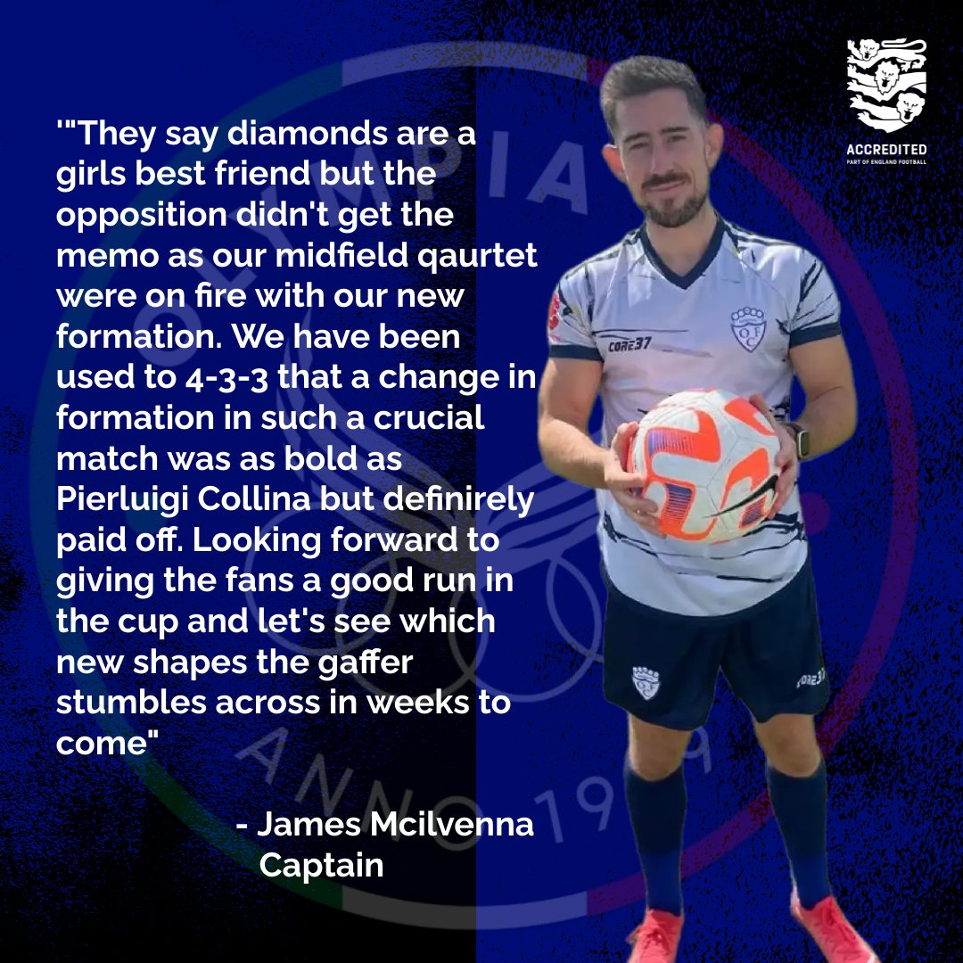 Our captain's thoughts on the cup win on Saturday. 

#London #londonfootball #football #soccer #olympia #olympiafc