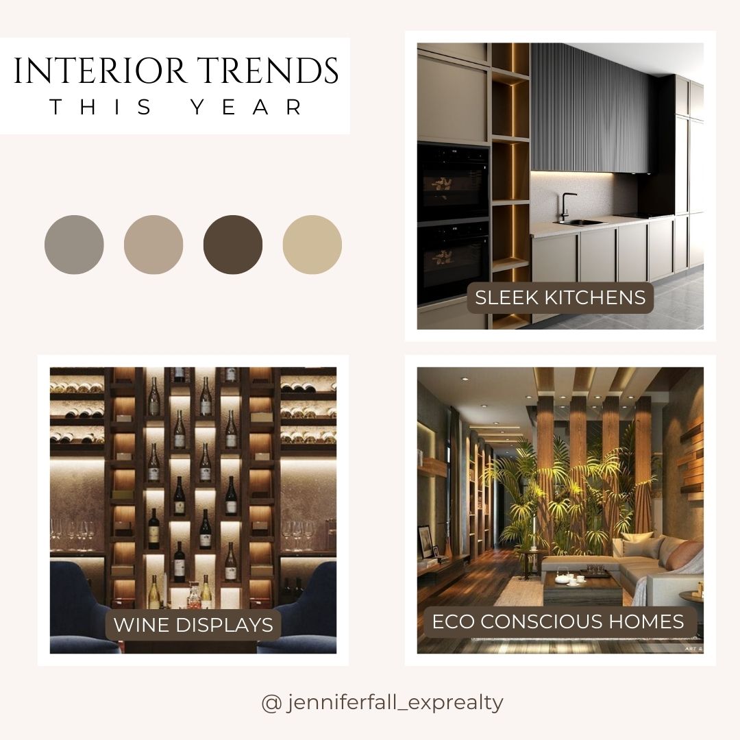 Discover the top trends that are reshaping spaces this year and elevate your home décor game.  #interiortrends2024 #TipswithJen #jenniferfall_exprealty #realestatelife #exprealty #movetowa #listingagent #buyersagent