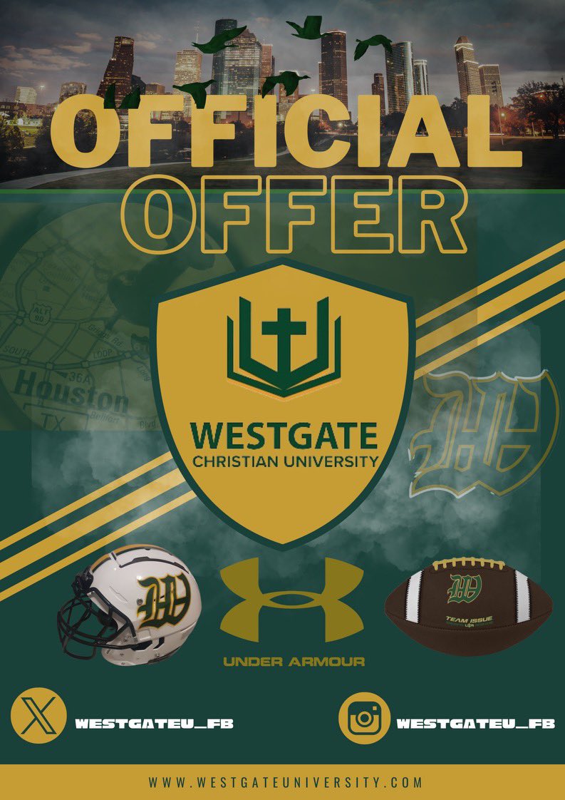 CalebDRobertsO's tweet photo. #AGTG After talking to coach @OlaMuhammad14  I received an offer from Westgate Christian University. https://t.co/6zMWZIwkU0
