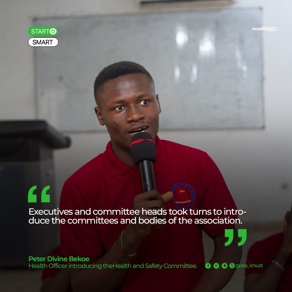 gpsa_knust's tweet photo. #Rx29
#StartSmart24 https://t.co/ZGpJY3yf5E