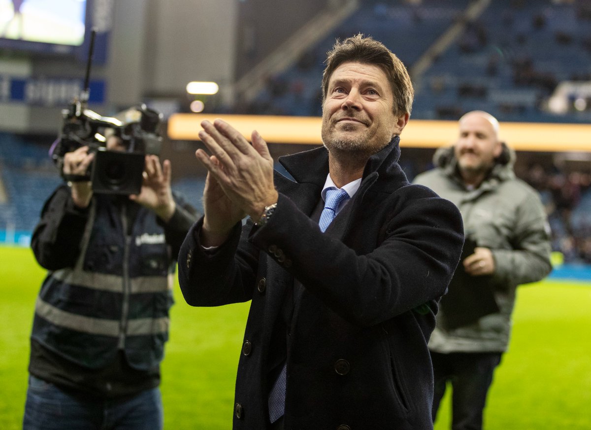 RangersFC's tweet photo. 💙 Welcome Home, Brian Laudrup. https://t.co/xieGCd3m5h