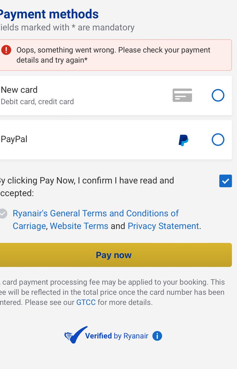 jacko85256's tweet photo. ⁦@Ryanair⁩ here we go again this time with verification and also states not purchased through a ⁦@Ryanair⁩ company when using the APP.  Surely it can’t be this hard to book a simple flight?🤔 https://t.co/mOU37Piuh9