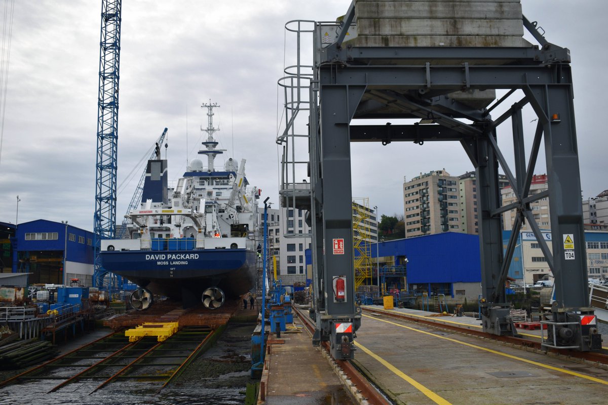 freireshipyard's tweet photo. After being dry docked, the #Oceanographic #ResearchVessel #DavidPackard returns to the water, and will soon restart its sea trials. We now have the #TunaPurseSeiner #MonteLape dry docked and ready for repair works. https://t.co/TMdLCLrkFY