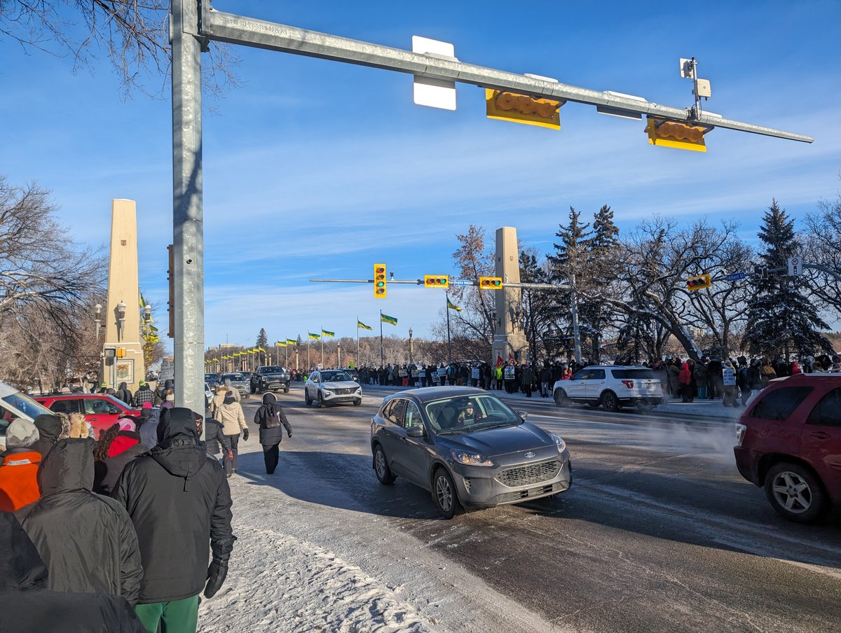 Even a staggering -41 windchill couldn't stop us in Regina! Alongside thousands of fellow teachers, we braved the freezing cold, all for a cause close to our hearts: better learning conditions for all students in Saskatchewan. @SaskTeachersFed @RcstaYQR #ISupportSTF #WeAreSTF