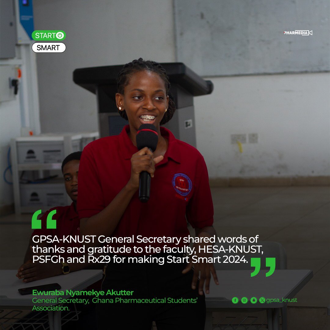 gpsa_knust's tweet photo. ##Rx29
#StartSmart24 https://t.co/vEhcMOPl0g