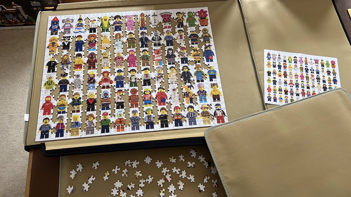 CollyL56's tweet photo. @LEGO_Group Slowly but surely 🥳 really enjoyed a change doing a jigsaw 😎 https://t.co/AKxDiFn09L