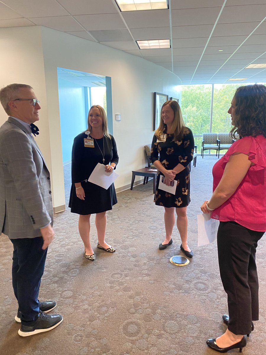 Grateful for engaging discussions, insightful exchanges, and a fantastic team at Atrium Health Wake Forest Baptist Downtown Health Plaza! Thrilled to be a part of elevating patient care. #ZaasTeamTalks