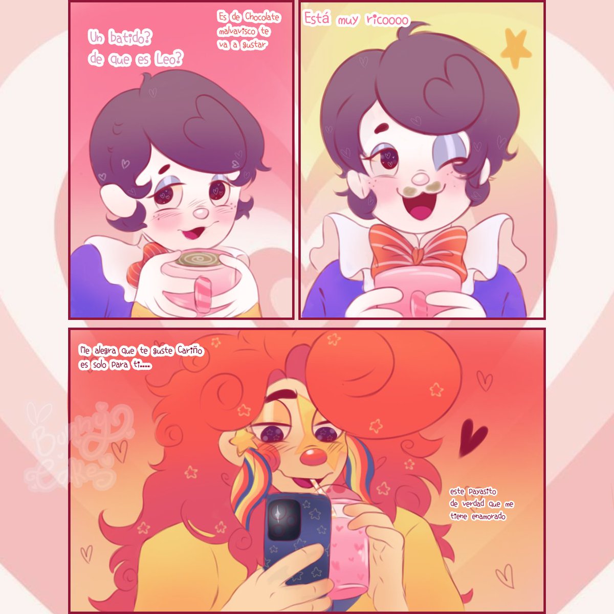 Artistic_Ambar's tweet photo. Mis pollitos favoritos
Me encantan 🌟🍰
OC Charlie es de @macn3t0
.
.
.
.
.
.
#comics #artwork #artists #WelcomeHomePuppetShow #welcomehomearg #WelcomeHomeArt #originalcharacterart #DigitalArtist #digitalart #ilustration #cuteart #sweete https://t.co/92WRvssiz5