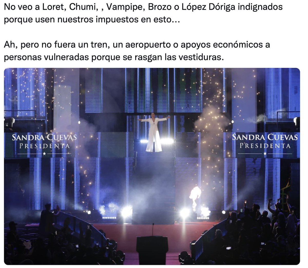 Malvibroser's tweet photo. No veo a Mendieta, Gómez Naredo, el Nacho Rodríguez, al Hernán Gómez o a Viri indignados porque el loquito de palacio sea transfóbico. 

Ah, pero no fuera Brozo llamando dictadura a la transformación de cuarta porque se rasgan las vestiduras. https://t.co/mSLiJwxLLm