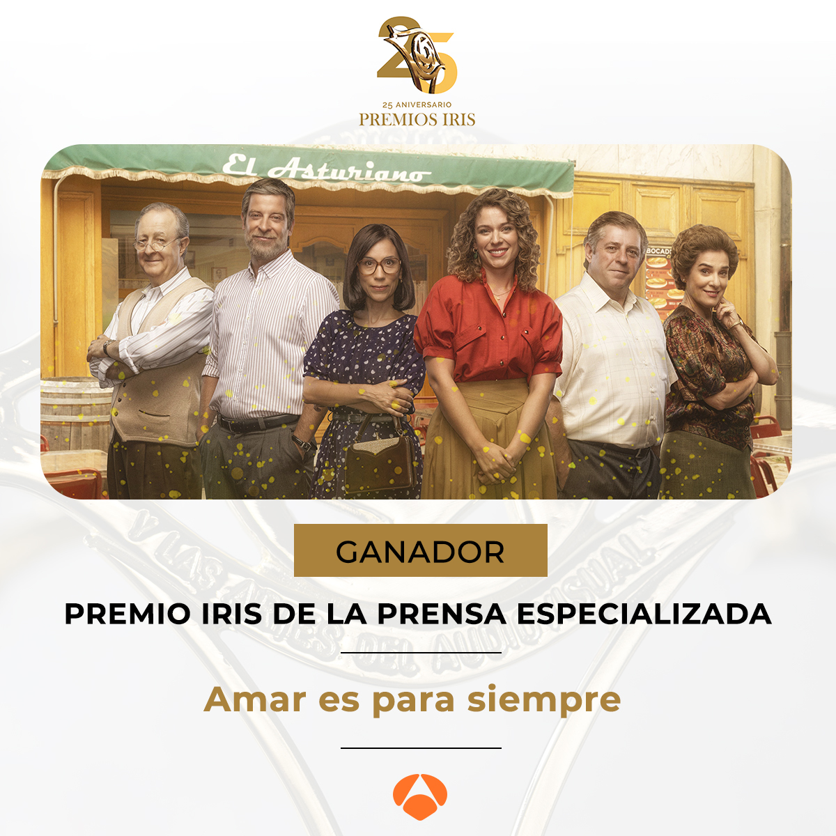 ✨ ¡La Plaza de los Frutos brilla como nunca! 

🏆 #AmarEsParaSiempre recibe el #PremioIris de la Prensa Especializada.
¡GRACIAS! 💖 #PremiosIris #25PremiosIris