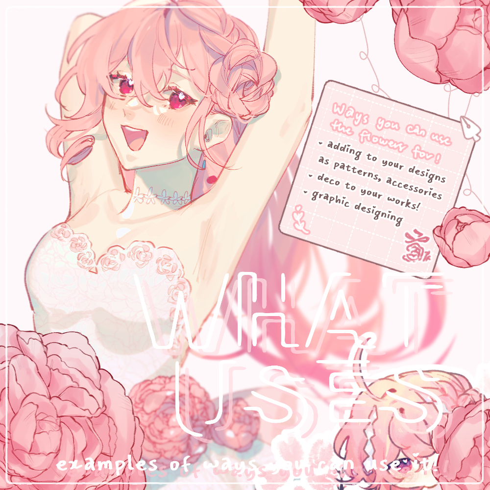 _yukiflake's tweet photo. 🌸 𝕊ℍ𝕆ℙ 𝕌ℙ𝔻𝔸𝕋𝔼 ✨
⁕∩∩ hand-drawn peony brush [+ psd file]

add some sweetness to your artworks, designs or even graphics 🩷 might i say it's perfect for valentine's 😳🍫
〖 brush only https://t.co/aTE066nKi9┊+ psd https://t.co/V5T3P6ttbb 〗 https://t.co/Cfc2d8anbD