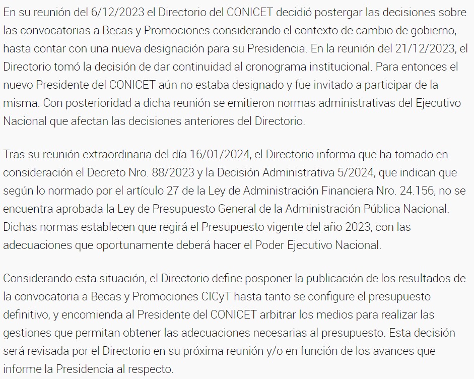 FedeGiovannetti's tweet image. CONICET suspende su convocatoria a becas por primera vez en décadas. Están destruyendo a nuestra Patria.