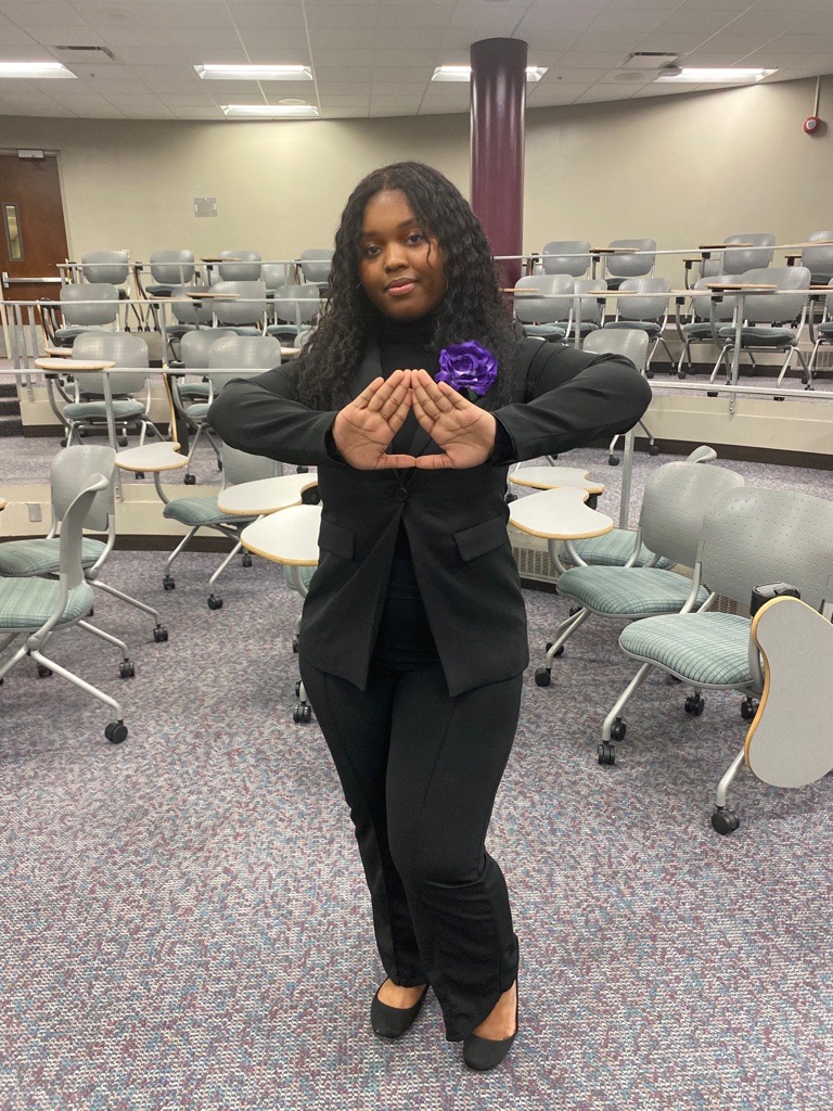 Congratulations to MSU CSD Undergraduate, Danielle Jones, who has now become a proud member of Delta Sigma Theta Sorority!