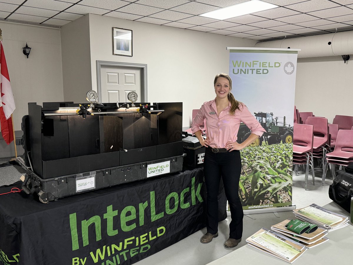 KaitlandVSpek's tweet photo. Spray Clinic Days are Rolling 🔥 
✅ Nozzle Selection 
✅ Droplet Size &amp; Coverage
✅ Adjuvant agronomy 
✅ Optimizing spray performance
✅ Drift Reduction &amp; more! 
#WinfieldUnitedCanada #OntAg #Interlock #Masterlock #Strikelock https://t.co/sEX2gl9WGC