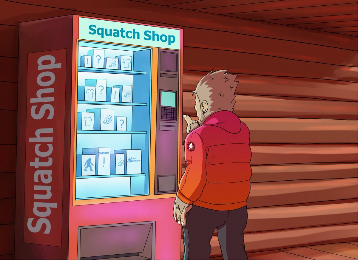 Hey Shredders! 👀

The Squatch Shop is open for browsing and it's all for you! A treasure trove of cool, curated items awaits. 

Excited? Your $SQUATCH points are about to bring you some serious stoke. Let’s get this party started! 🧵👇