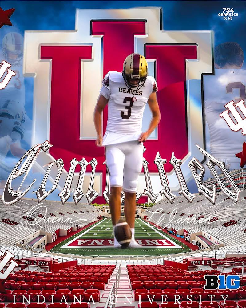 Unbelievably excited to announce I will be continuing my academic career at Indiana University. 

I want to thank God for blessing me with ability to perform at a high level. My parents for the countless hours they have spent supporting me, and my coaches pushing me everyday.