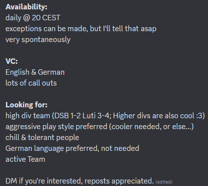WVBYN's tweet photo. Looking for team, please accept me.

Likes n retweets appreciated

Sendou:
https://t.co/YdBZ1Y9f0W

DM on discord if you're interested https://t.co/sgRqkVPgzo