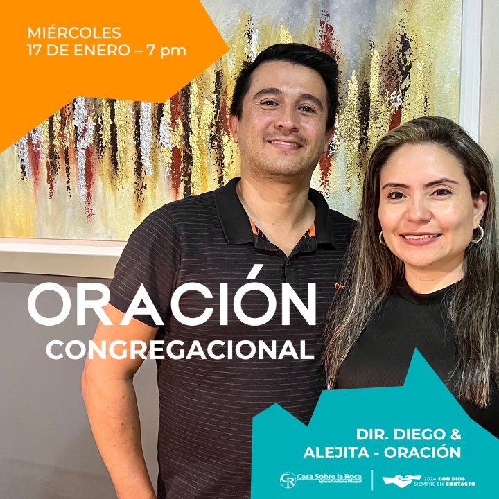 En la oración existe tanto la búsqueda de Dios por medio del pensamiento, el deseo y la palabra hablada, como la espera y la escucha de Dios de manera atenta, receptiva y obediente. FTP 
 
“2 son que 1” |  🛐  “ Oración congregacional ” 17 Enero 2024 | Dir. Diegazo &amp; Alejita