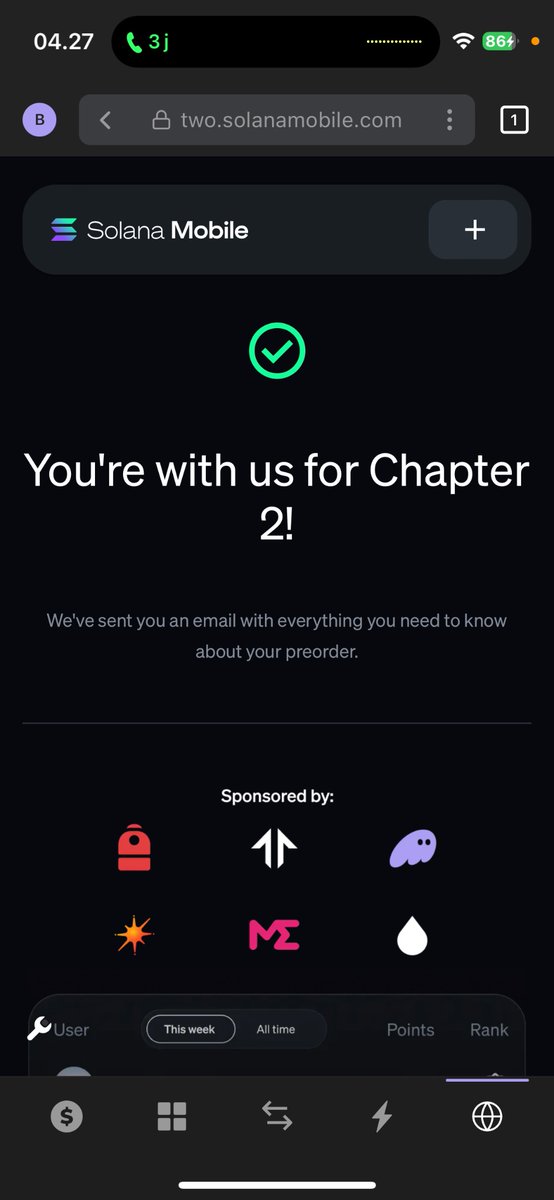 wwnsol's tweet photo. I just preordered #Chapter2 from @solanamobile! If you missed out on Solana Saga,   don't miss out on what's next, and the chance to refer others and climb the leaderboard. https://t.co/N5DHzOw0sF https://t.co/N5DHzOw0sF https://t.co/FW1aqqd3Z7
