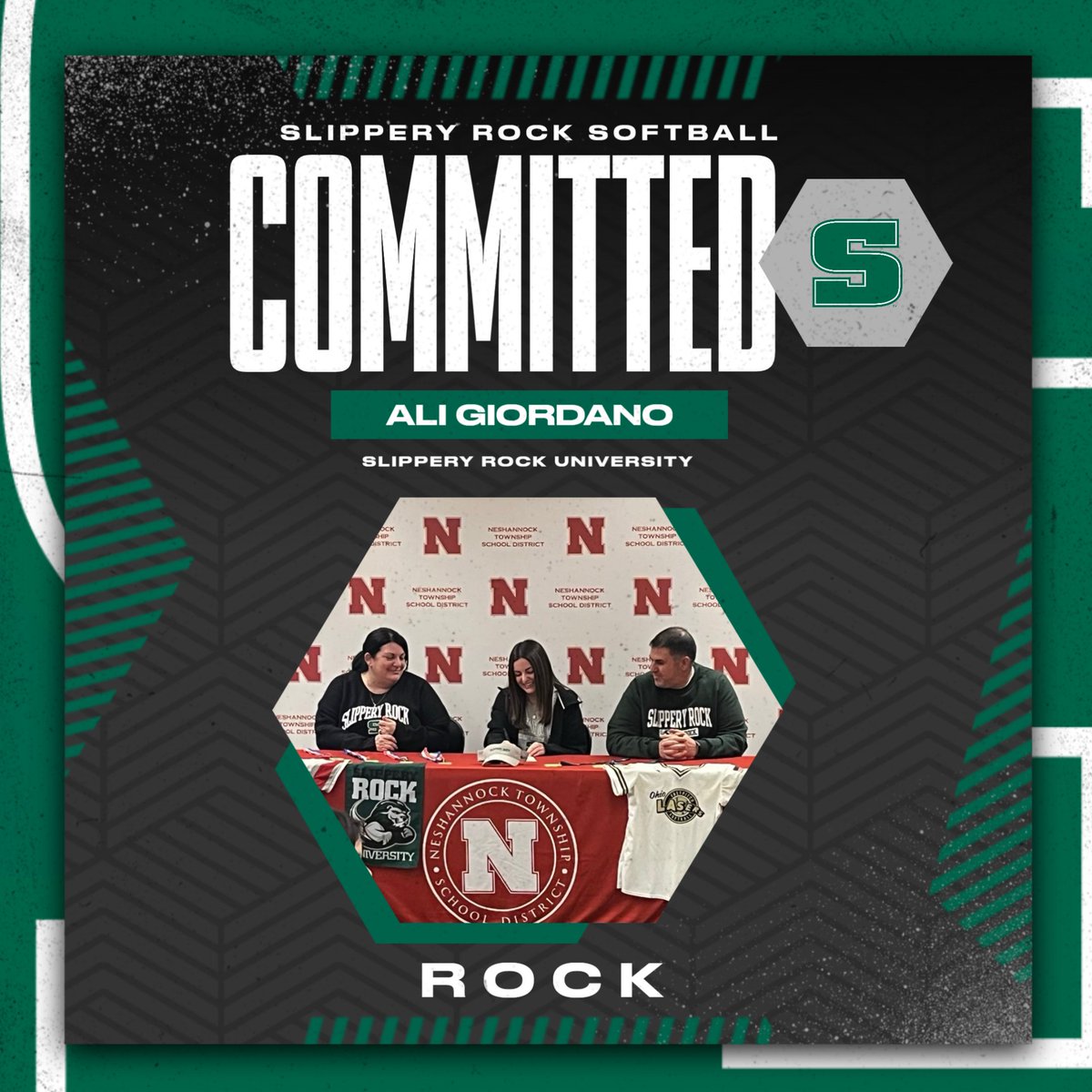 Welcome to the team Ali!

#slipperyrockuniversity #rockathletics