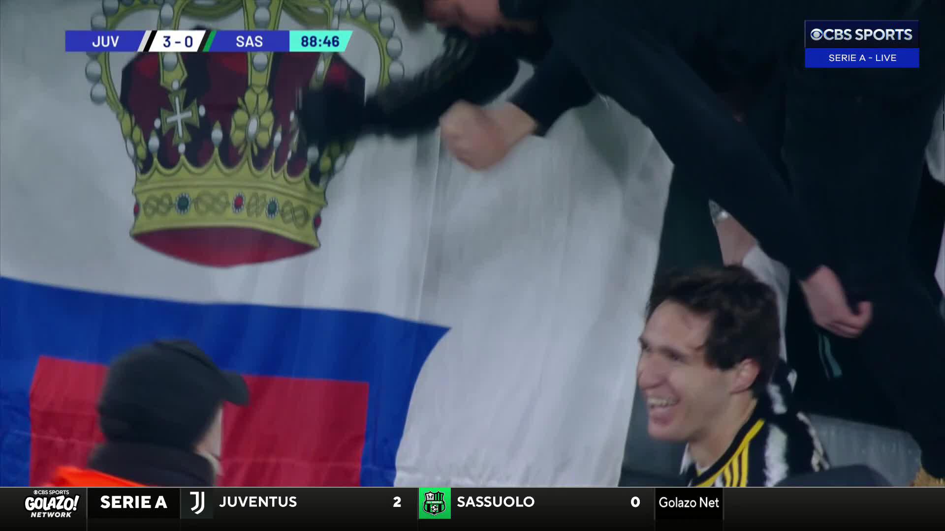 Federico Chiesa gets in on the fun for Juve ⚪⚫
