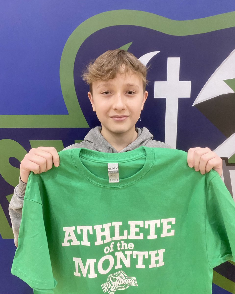 Congratulations to Addy and Alex on December Athletes of the Month from our senior basketball teams! #feelthethunder⚡️ #basketballstar🏀