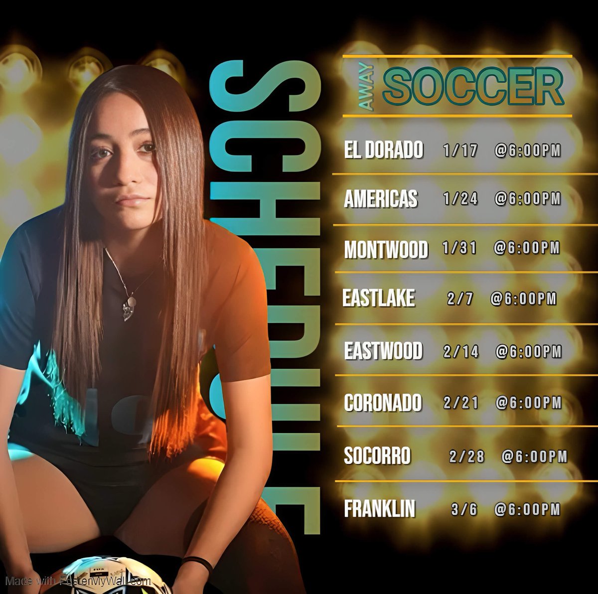 JV District Schedule #AllIn #TeamSISD 👊🏻⚽️