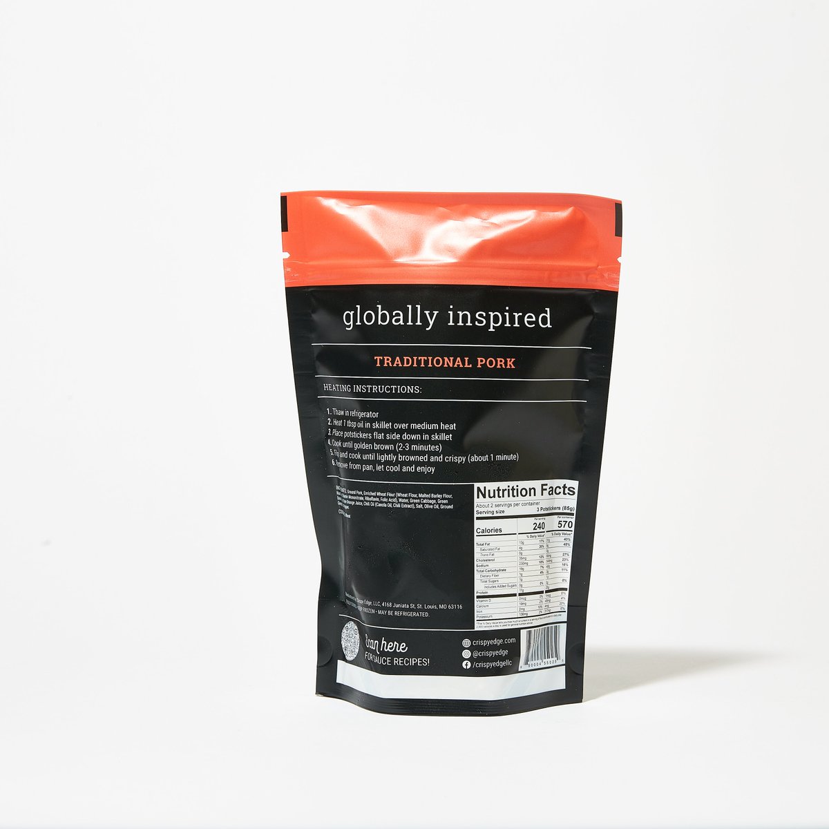 Have you tried our Traditional Pork #Potstickers yet?  They feature dumplings with ginger pork and cabbage inside our Crispy Edge dough.  Absolutely delicious!