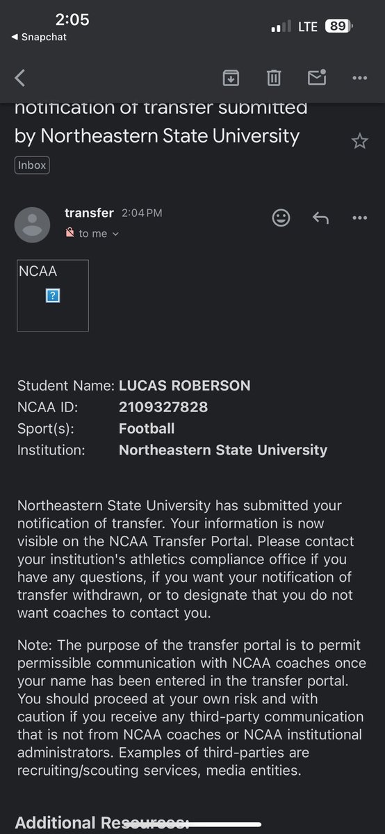 LucasRoberson33's tweet photo. 4 years of eligibility remaining! Thank you NSU💯 https://t.co/d1ikD803n7