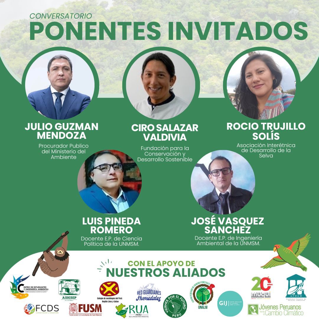 CecipUNMSM's tweet photo. [Conversatorio sobre la Ley Forestal] 

Todo lo que necesitas saber sobre la ley 31973 y su carácter perjudicial para con la Amazonía.

📍Confírmanos tu asistencia en el siguiente *formulario:* https://t.co/kYa1sKGrPi
🖋️ Se entregará constancia de participación.
¡Te esperamos! 🙌🏼 https://t.co/B7Kb0hrMMl