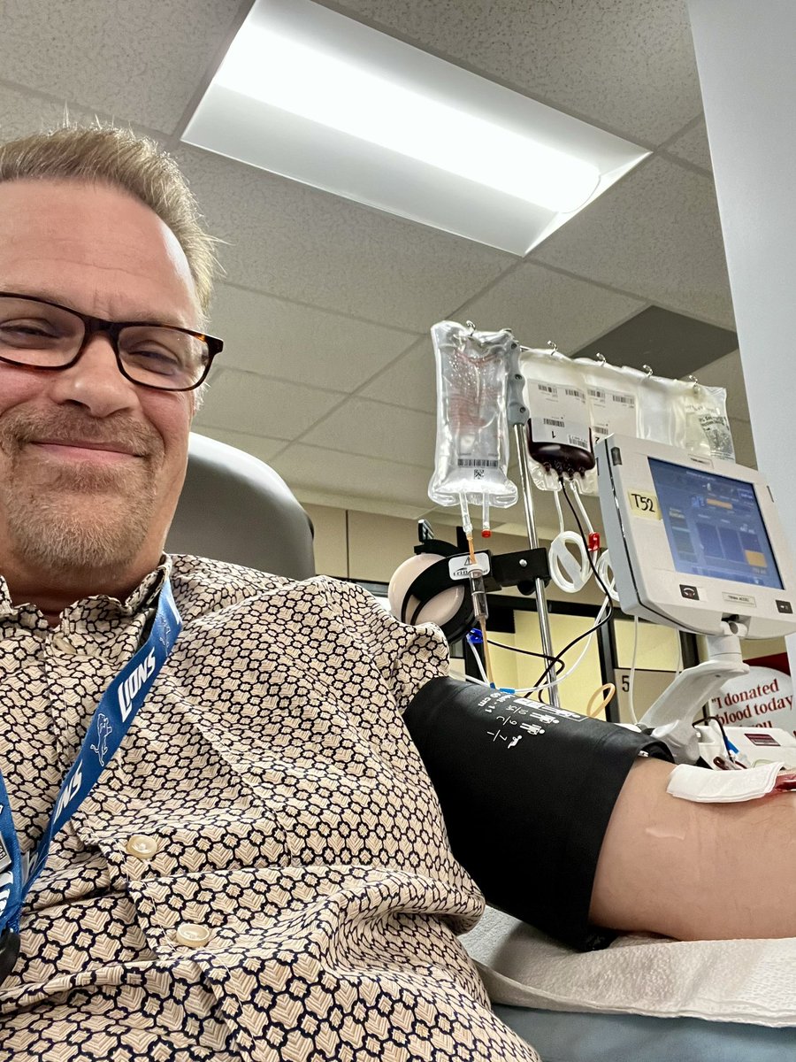 Blood shortages are awful, &amp; the US is in a bad one. If you’re waiting for the “right time” to donate (or start again), THIS IS IT! I spent today with <a href="/lifestreamblood/">LifeStream Blood Bank</a> donating 2 units of SWEET O-Neg RBCs! ✅ <a href="/AABB/">AABB</a> &amp; find a center near you. Please #giveblood if you can! 🅰️🅱️🆎🅾️